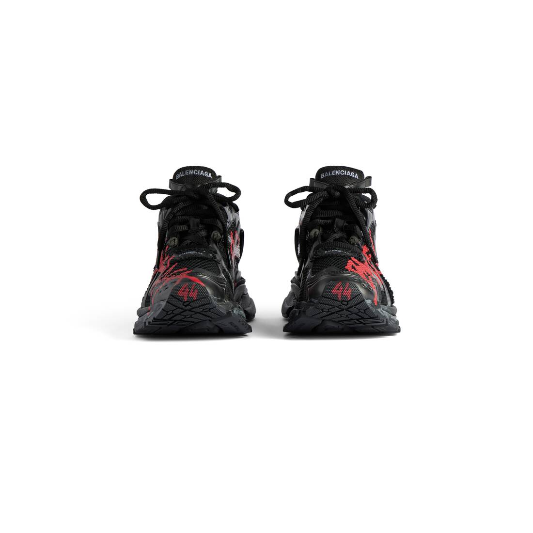 Men’s Runner Graffiti Sneaker in Black - Image 3